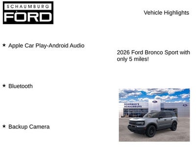 2026 Ford Bronco Sport Big Bend