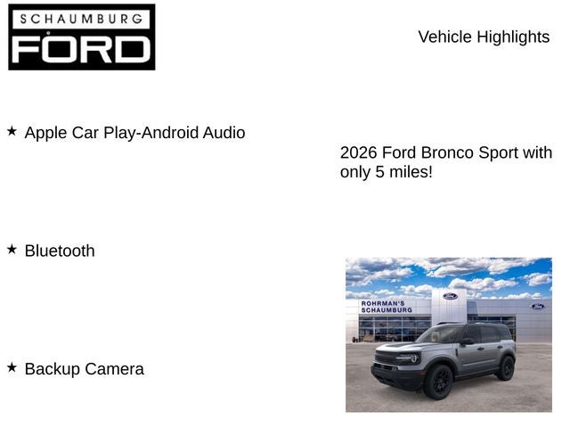 2026 Ford Bronco Sport Big Bend