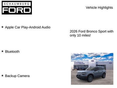 2026 Ford Bronco Sport Big Bend