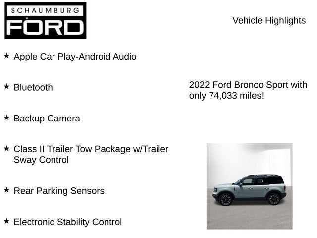 2022 Ford Bronco Sport Outer Banks