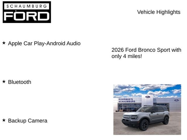 2026 Ford Bronco Sport Outer Banks