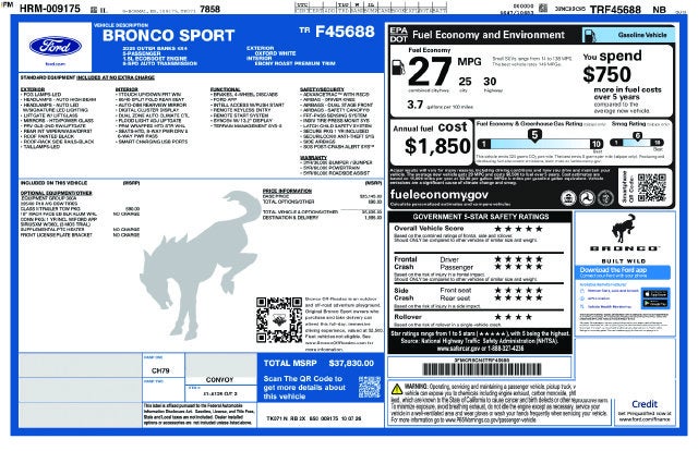 2026 Ford Bronco Sport Outer Banks