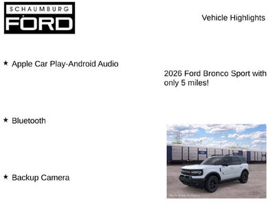 2026 Ford Bronco Sport Outer Banks