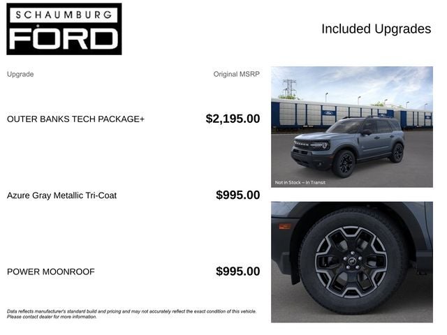 2026 Ford Bronco Sport Outer Banks