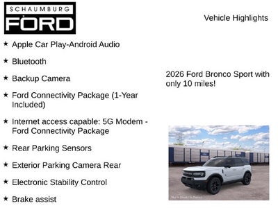 2026 Ford Bronco Sport Outer Banks