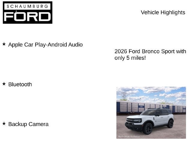 2026 Ford Bronco Sport Outer Banks