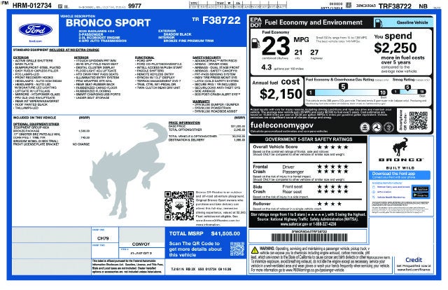 2026 Ford Bronco Sport Badlands