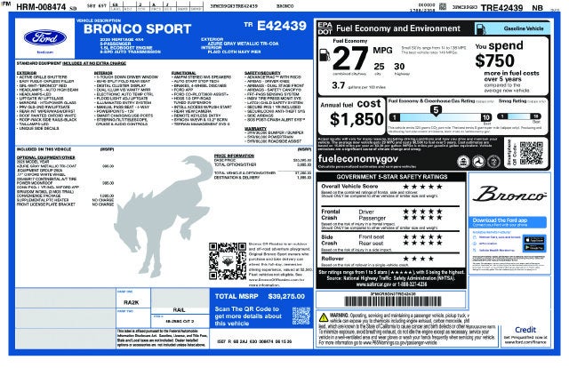 2026 Ford Bronco Sport Heritage