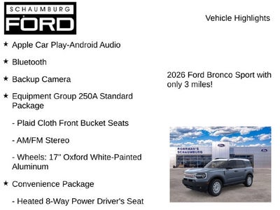 2026 Ford Bronco Sport Heritage