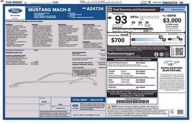 2022 Ford Mustang Mach-E Premium