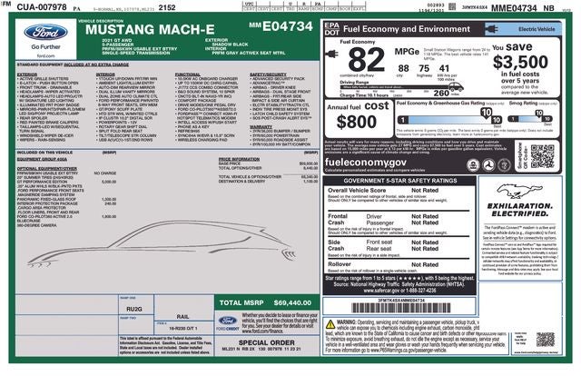 2021 Ford Mustang Mach-E GT