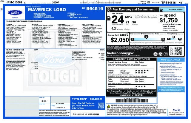 2026 Ford Maverick Lobo High
