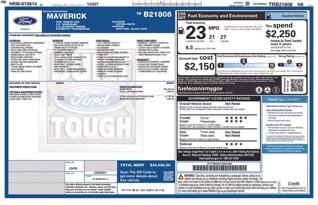 2026 Ford Maverick Tremor