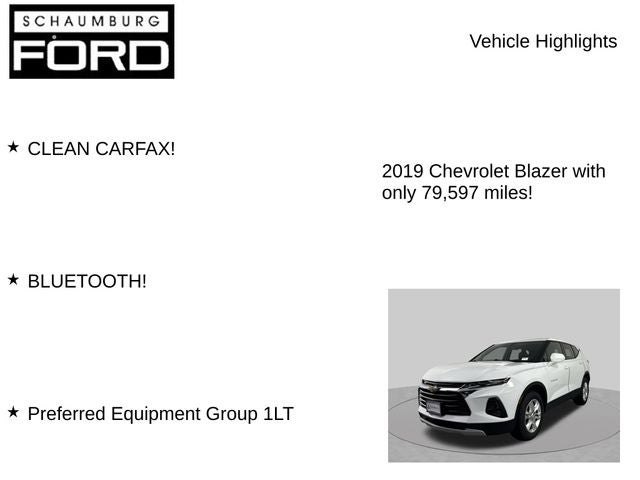 2019 Chevrolet Blazer Base 1LT