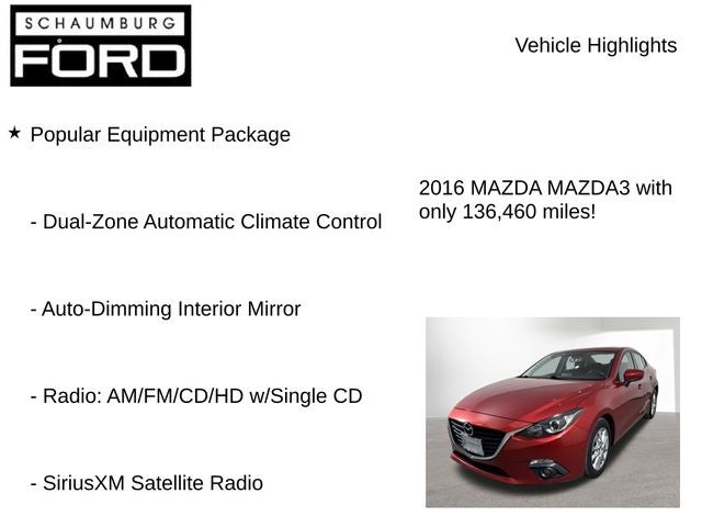 2016 Mazda Mazda3 i Touring