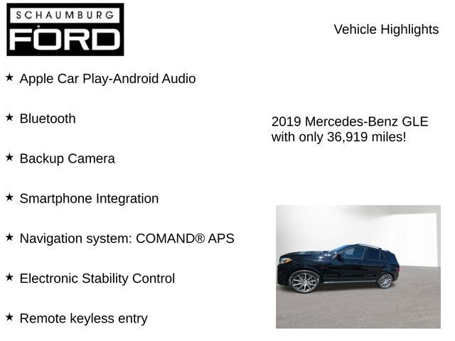 2019 Mercedes-Benz GLE GLE 63 AMG® 4MATIC®