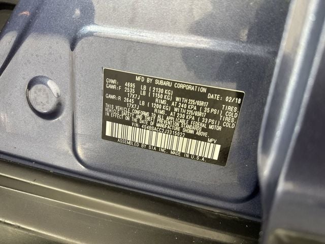 2018 Subaru Outback 2.5i Premium