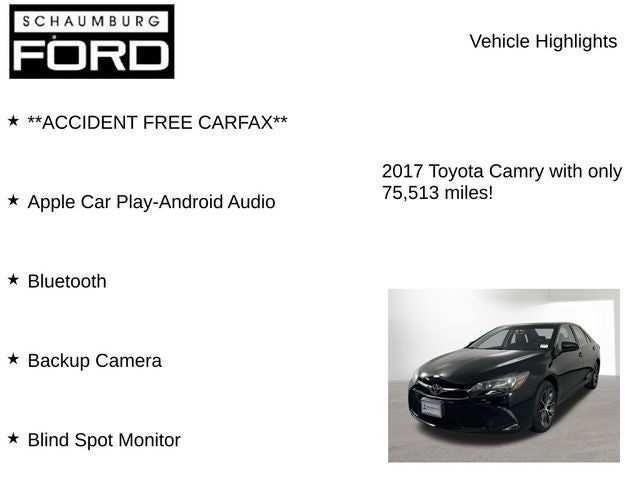 2017 Toyota Camry XSE V6