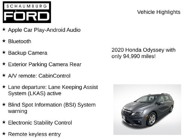 2020 Honda Odyssey EX-L