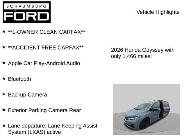 2026 Honda Odyssey Sport-L