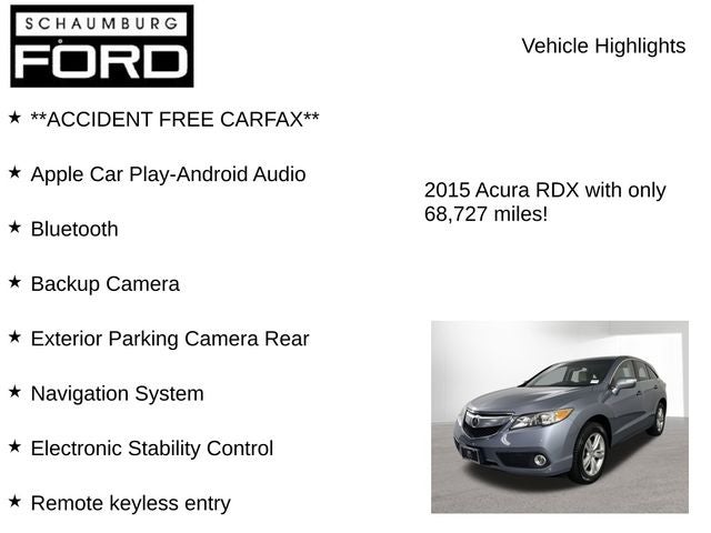 2015 Acura RDX Technology Package