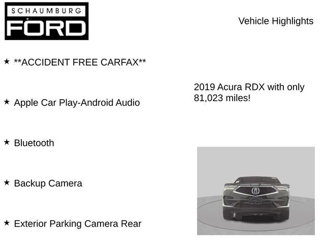 2019 Acura RDX Base SH-AWD