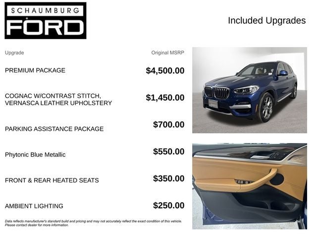 2021 BMW X3 xDrive30i