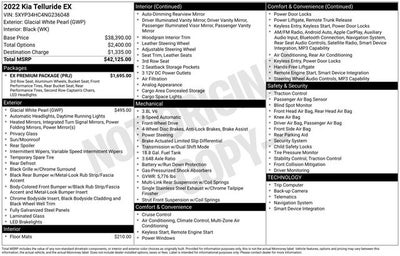 2022 Kia Telluride EX
