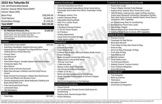 2022 Kia Telluride EX