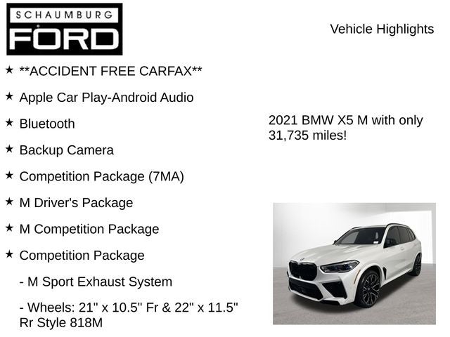 2021 BMW X5 M Base