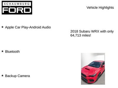 2018 Subaru WRX STi