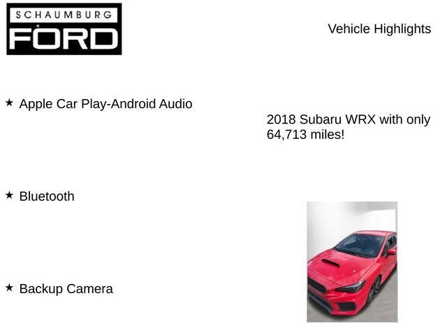 2018 Subaru WRX STi