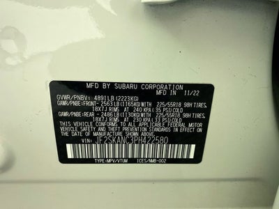 2023 Subaru Forester Limited