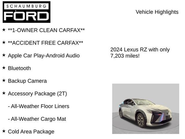2024 Lexus RZ 450e Premium