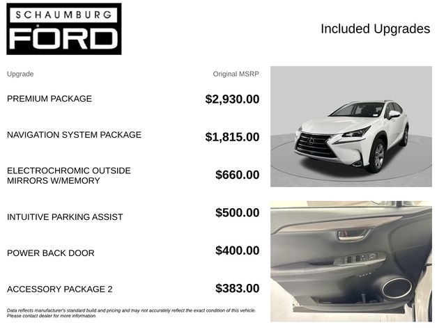2017 Lexus NX 200t