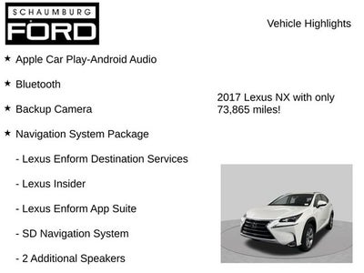 2017 Lexus NX 200t