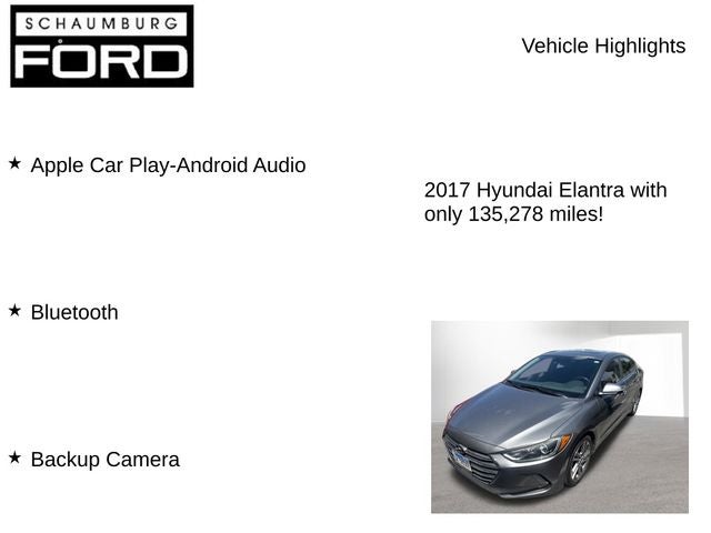 2017 Hyundai Elantra Limited