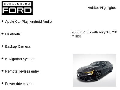 2026 Kia K5 GT-Line