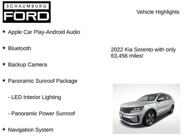 2022 Kia Sorento Plug-In Hybrid SX