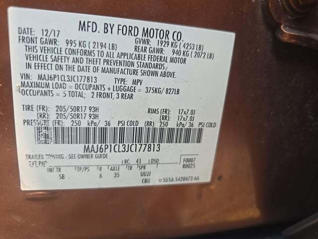2018 Ford EcoSport SES