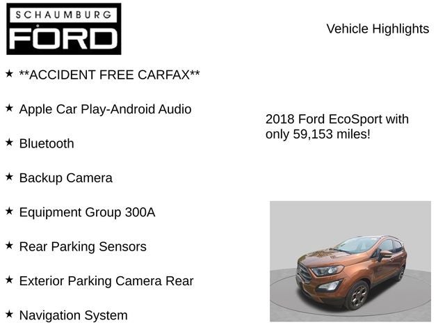 2018 Ford EcoSport SES