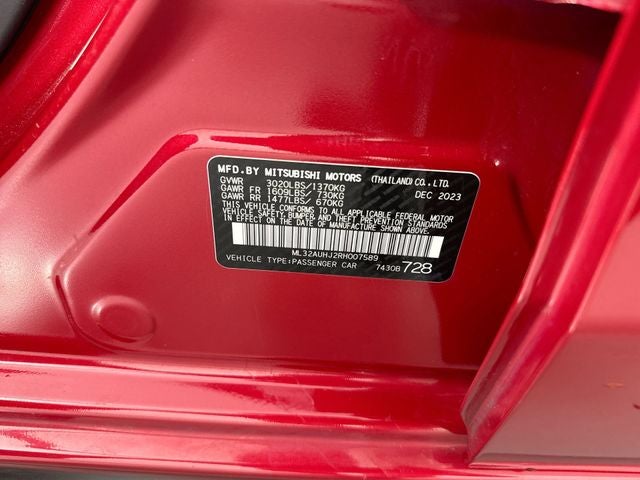 2024 Mitsubishi Mirage ES