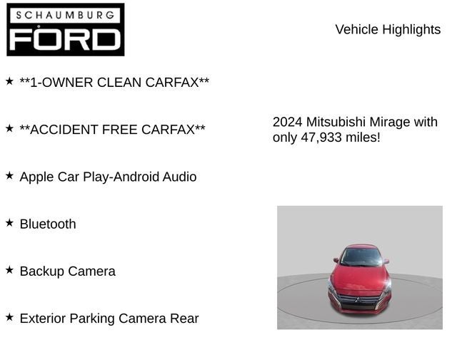2024 Mitsubishi Mirage ES