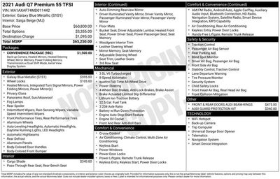 2021 Audi Q7 55 Premium quattro