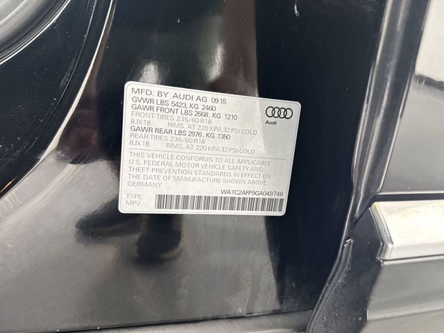2016 Audi Q5 2.0T Premium quattro