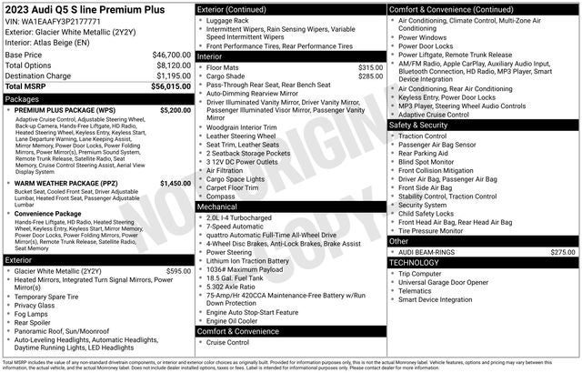 2023 Audi Q5 45 S line Premium quattro