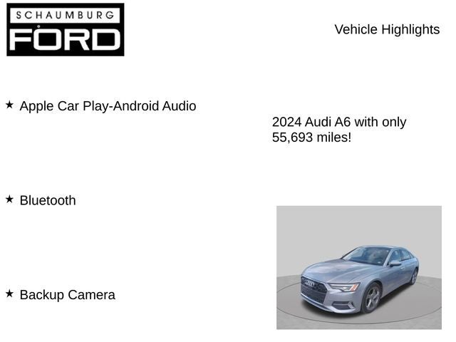 2024 Audi A6 45 Premium Plus quattro