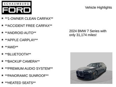 2024 BMW 7 Series 760i xDrive Premium Package M Aero