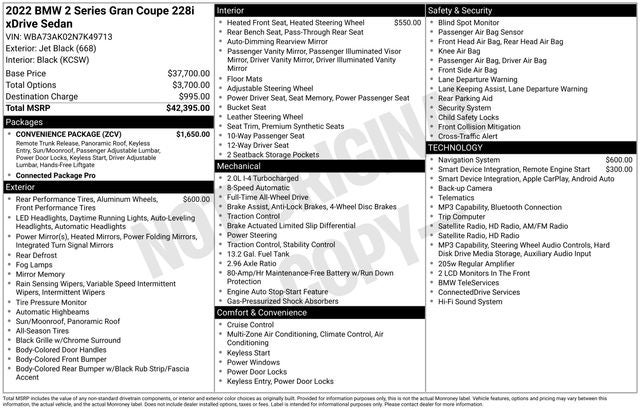 2022 BMW 2 Series 228i xDrive