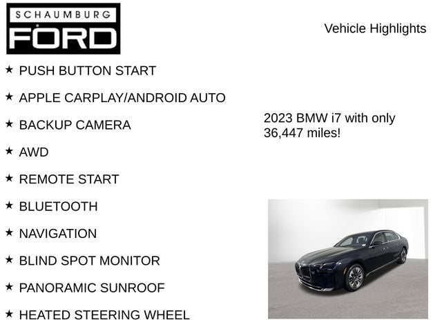 2023 BMW i7 xDrive60